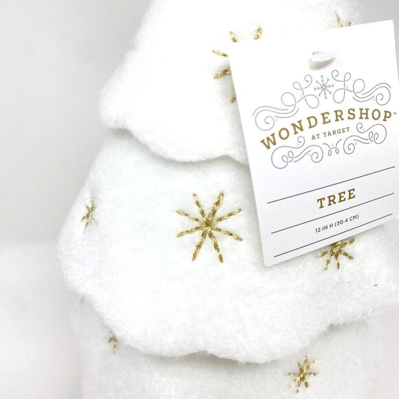 Target 12" Christmas Three Layered Round Felt Tree Decor White - Wondershop™ - Picture 6 of 7